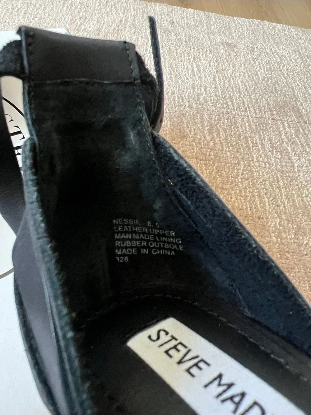 Steve Madden NESSIE Leather Wedge Sandals